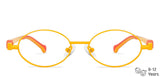 Yellow Oval Full Rim  Kid Eyeglasses by Lenskart Junior-142690