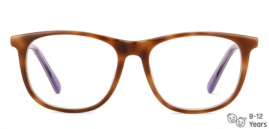 Brown Wayfarer Full Rim  Kid Eyeglasses by Lenskart Junior-143127