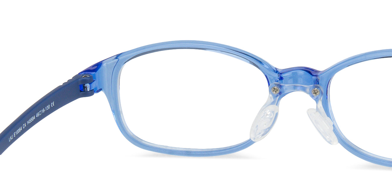 Blue Rectangle Full Rim  Kid Eyeglasses by Lenskart Junior-145584
