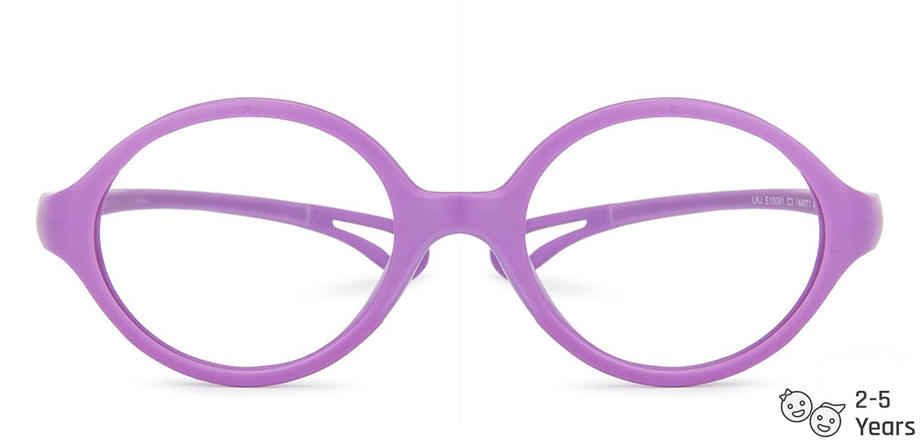 Purple Round Full Rim  Kid Eyeglasses by Lenskart Junior-144071