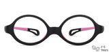 Black Oval Full Rim  Kid Eyeglasses by Lenskart Junior-144098