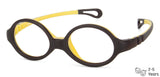 Brown Oval Full Rim  Kid Eyeglasses by Lenskart Junior-144089