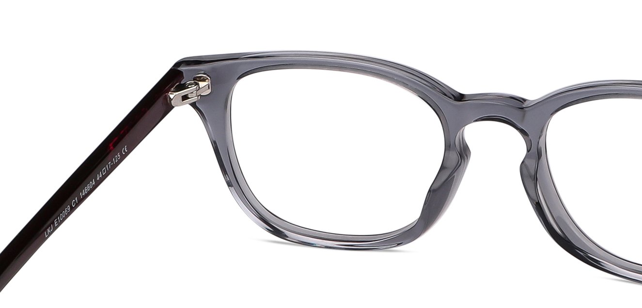 Grey Wayfarer Full Rim Kid Eyeglasses by Lenskart Junior-146604