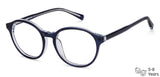 Blue Hexagonal Full Rim  Kid Eyeglasses by Lenskart Junior-146670