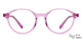 Pink Round Full Rim  Kid Eyeglasses by Lenskart Junior-146680