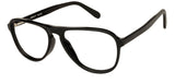 Black Aviator Full Rim Unisex Eyeglasses by Vincent Chase Computer Glasses-142733