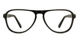Black Aviator Full Rim Unisex Eyeglasses by Vincent Chase Computer Glasses-142733