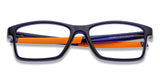 Blue Rectangle Full Rim Unisex Eyeglasses by Lenskart Air Computer Glasses-138130