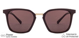 Gold Wayfarer Full Rim Unisex Sunglasses by Vincent Chase Polarized-130845