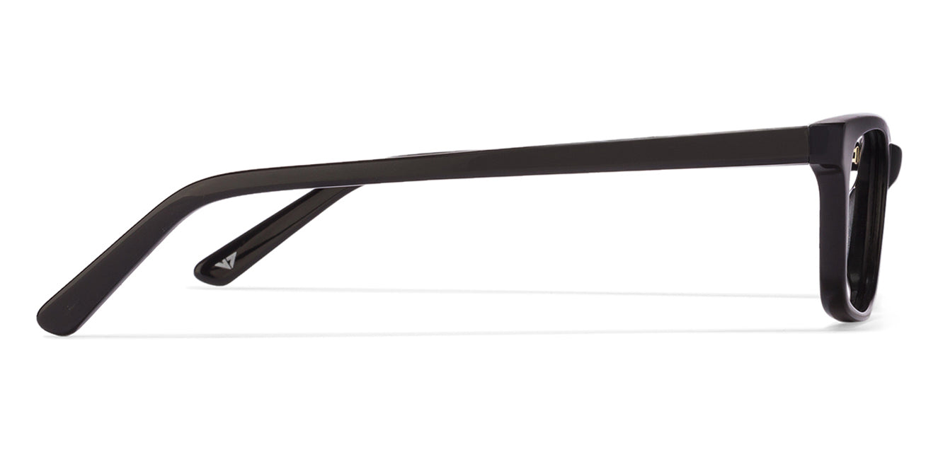 Black Rectangle Full Rim Unisex Eyeglasses by Vincent Chase VC-115273