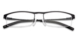 Black Rectangle Half Rim Unisex Eyeglasses by Vincent Chase-147950