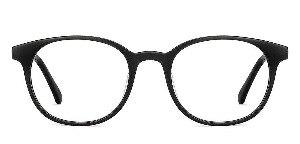 Black Round Full Rim Unisex Eyeglasses by Vincent Chase Computer Glasses-149552