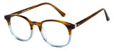 Brown Round Full Rim Unisex Eyeglasses by Vincent Chase-147856