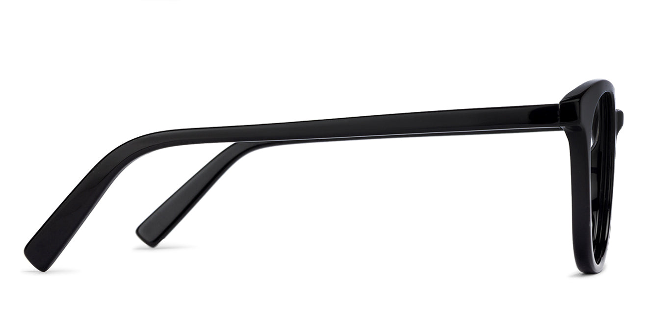 Black Wayfarer Full Rim Wide Unisex Eyeglasses by Vincent Chase Online-130410