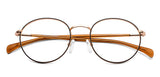 Brown Round Full Rim Unisex Eyeglasses by Vincent Chase-147941
