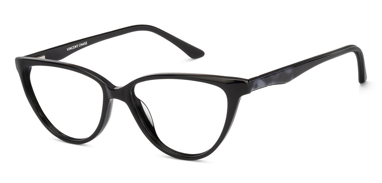 Black Cat Eye Full Rim Medium Women Eyeglasses by Vincent Chase-131459