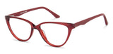 Red Cat Eye Full Rim Women Eyeglasses by Vincent Chase Computer Glasses-147521