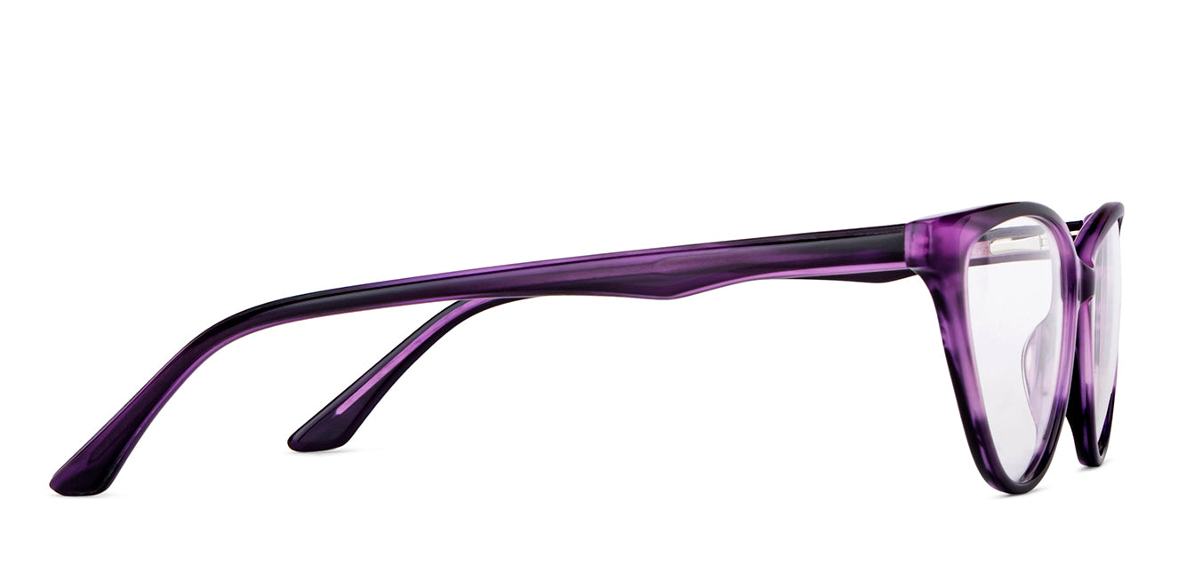 Purple Cat Eye Full Rim Women Eyeglasses by Vincent Chase-149315
