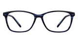 Blue Rectangle Full Rim Unisex Eyeglasses by Vincent Chase-149319