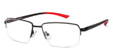 Black Rectangle Half Rim Unisex Eyeglasses by Lenskart Air Computer Glasses-138219