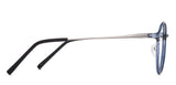 Grey Round Full Rim Medium Unisex Eyeglasses by Lenskart Air Online-134794
