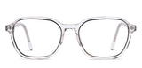 Transparent Geometric Full Rim Unisex Eyeglasses by Vincent Chase Computer Glasses-148635
