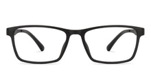 Load image into Gallery viewer, Black Rectangle Full Rim Unisex Eyeglasses by Lenskart Air Computer Glasses-147990