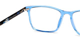 Blue Square Full Rim Unisex Eyeglasses by Vincent Chase Computer Glasses-146919