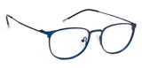 Blue Round Full Rim Unisex Eyeglasses by Vincent Chase Computer Glasses-144699