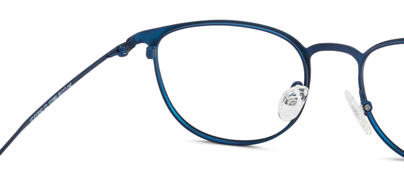 Blue Round Full Rim Unisex Eyeglasses by Vincent Chase Computer Glasses-144699