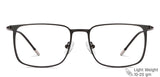 Black Square Full Rim Unisex Eyeglasses by Vincent Chase-137998