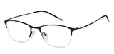 Black Cat Eye Half Rim Women Eyeglasses by Vincent Chase Computer Glasses-143660