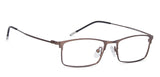 Gunmetal Rectangle Full Rim Unisex Eyeglasses by Vincent Chase Computer Glasses-144713