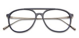 Blue Aviator Full Rim Unisex Eyeglasses by Vincent Chase Computer Glasses-147200