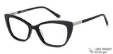 Black Cat Eye Full Rim Women Eyeglasses by Vincent Chase Computer Glasses-146942