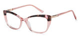 Pink Cat Eye Full Rim Women Eyeglasses by Vincent Chase Computer Glasses-146943
