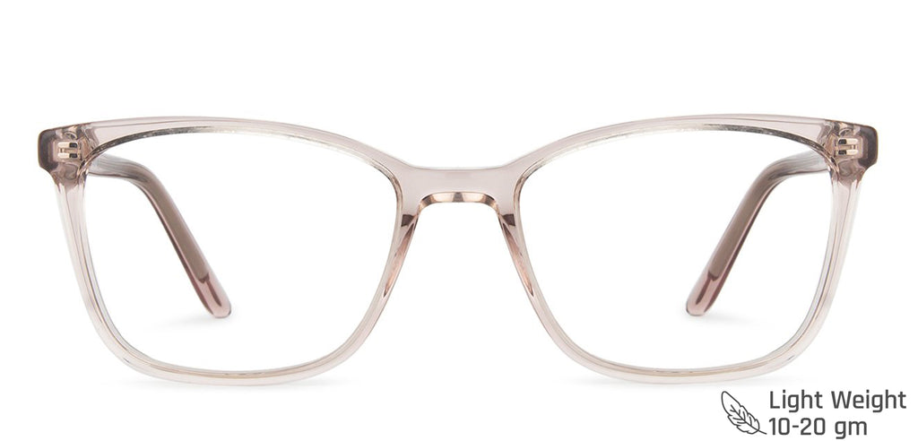 Transparent Rectangle Full Rim Unisex Eyeglasses by Vincent Chase Computer Glasses-146952
