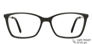 Black Cat Eye Full Rim Women Eyeglasses by Vincent Chase Computer Glasses-146961