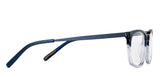 Blue Rectangle Full Rim Unisex Eyeglasses by Vincent Chase-143247
