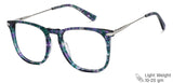 Yellow Square Full Rim Unisex Eyeglasses by Vincent Chase-149163