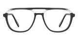 Black Wayfarer Full Rim Unisex Eyeglasses by Vincent Chase VC-143710