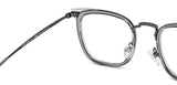 Grey Square Full Rim Unisex Eyeglasses by Lenskart Blu-143887