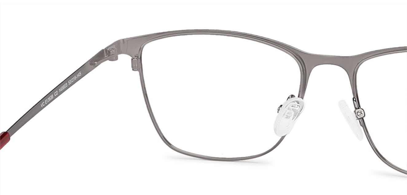 Red Rectangle Full Rim Unisex Eyeglasses by Vincent Chase Computer Glasses-148167