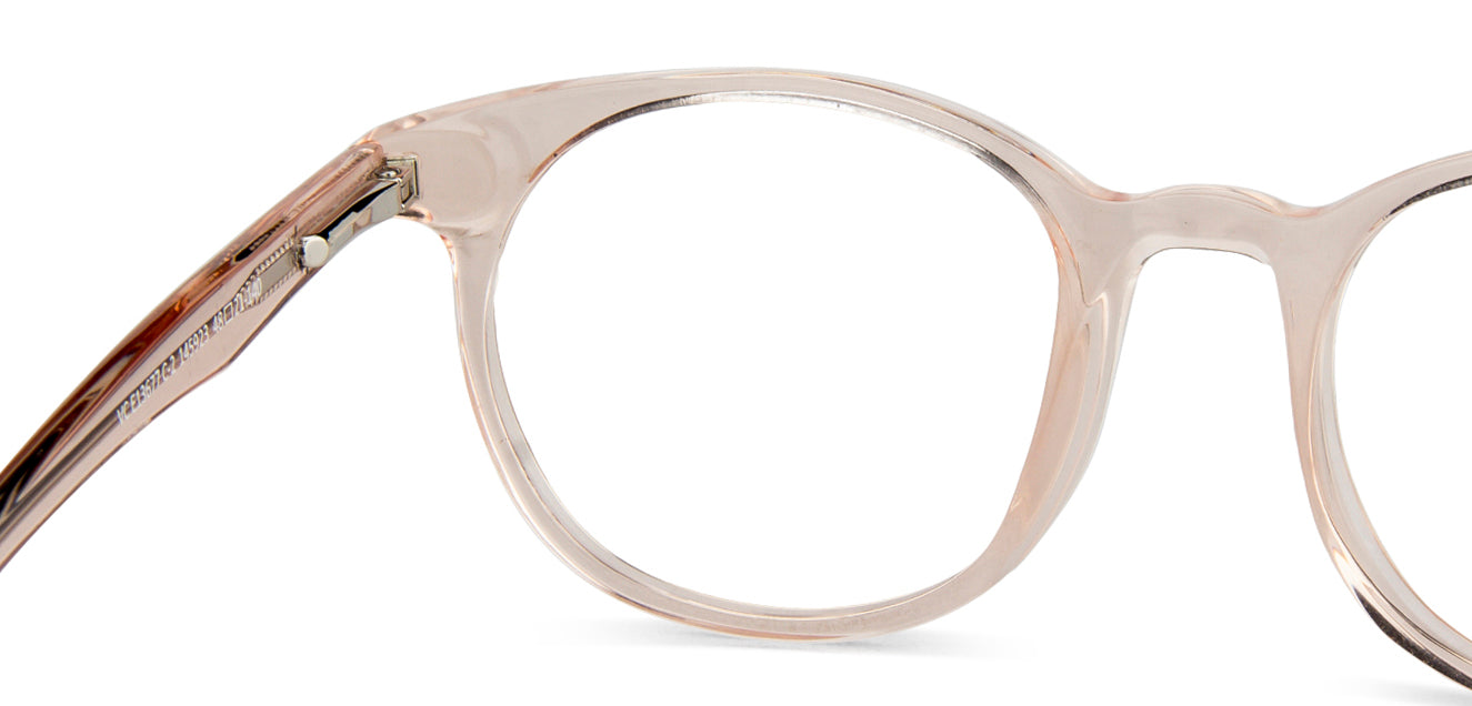 Transparent Round Full Rim Unisex Eyeglasses by Vincent Chase Computer Glasses-147355