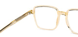Beige Square Full Rim Unisex Eyeglasses by Vincent Chase Computer Glasses-149955