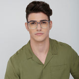 Dual Color Round Full Rim Unisex Eyeglasses by Vincent Chase Computer Glasses-149957