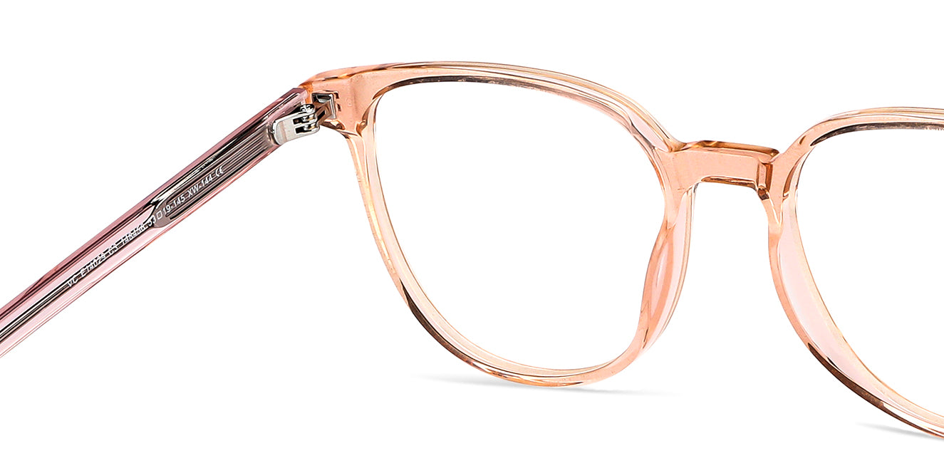Pink Round Full Rim Women Eyeglasses by Vincent Chase Computer Glasses-149959