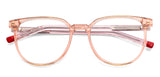 Pink Round Full Rim Women Eyeglasses by Vincent Chase Computer Glasses-149959