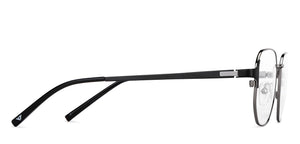 Gunmetal Geometric Full Rim Unisex Eyeglasses by Vincent Chase-148490