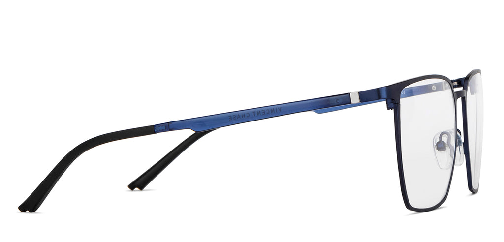 Blue Round Full Rim Unisex Eyeglasses by Vincent Chase-148531